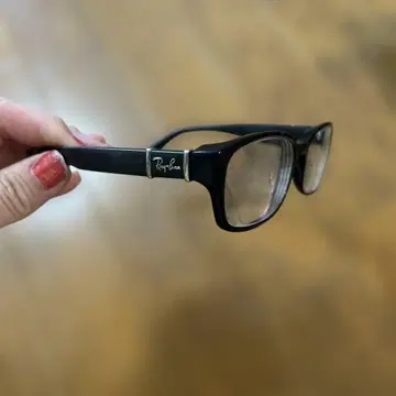 레이밴 블랙 스퀘어형 안경 도수 있음