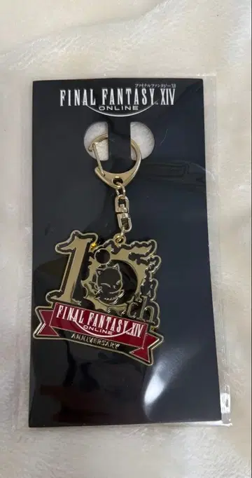 파이널 판타지14 10주년 기념 메탈 키링