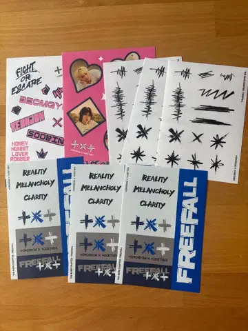 TXT TOMORROW X TOGETHER 스티커 세트 트레이딩 카드