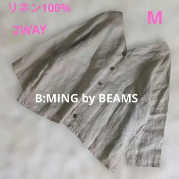 B:MING by BEAMS 하드맨즈 린넨 풀오버 블라우스 2WAY