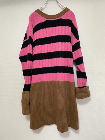 SEMICOUTURE 스트라이프 리브 편직 원피스