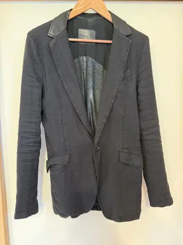 백러쉬 린넨 테일러드 자켓