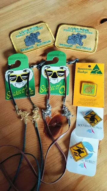 호주 코알라 배지 안경 스트랩 와펜 7종 세트
