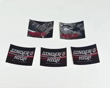 싱어즈 하이 가챠가챠 스티커 5개 세트