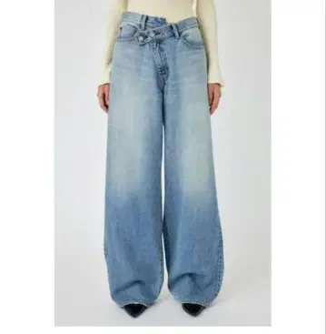 moussy CROSS WAIST WIDE STRAIGHT 2