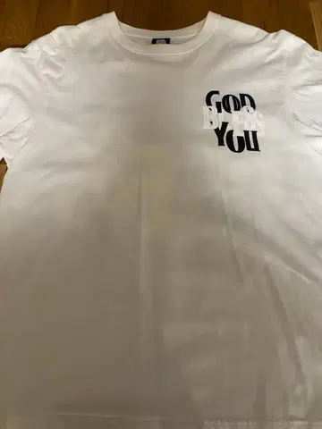 GOD BLESS YOU 화이트&블랙 T셔츠 XL
