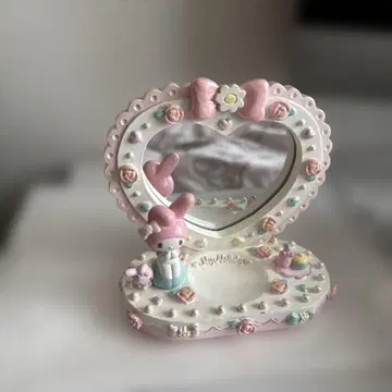 마이멜로디 하트형 거울 레어