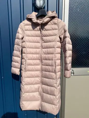 [ UNIQLO ] 울트라 라이트 다운 롱 베이지 S 사이즈