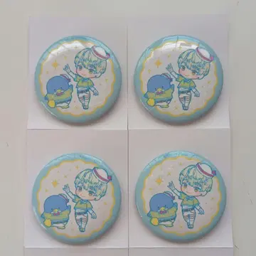 오리엔스 x 산리오 캔뱃지 히바치 마나 미니 캐릭터