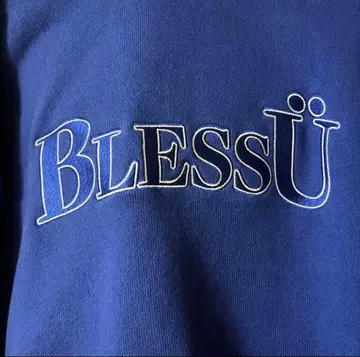 BlessU 파랑 후드티 S