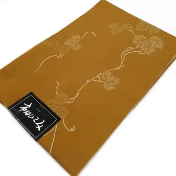 미사용 새상품 나고야 오비 단의 폴리에스테르 포도 당초 패턴-C