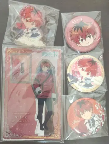 장송의 프리렌 슈타르크 아크릴 스탠드 캔뱃지 세트