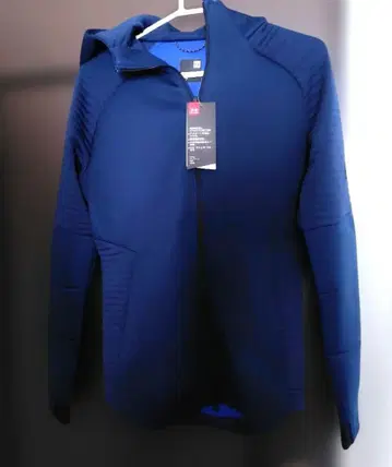 언더아머 풀 집업 후드티 SM 네이비