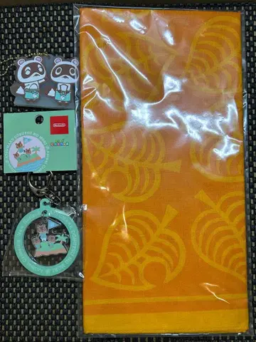 동물의 숲 닌텐도 한정판 반다나 아크릴 키링 러버 스트랩