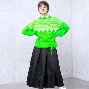 COEL 페어아일 보틀넥 니트