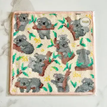 FEILER 코알라 패턴 손수건 페이러 호노보노 코알라