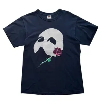 오페라의 유령 프룻 오브 더 룸 티셔츠 00s 구제 의류 M 블랙