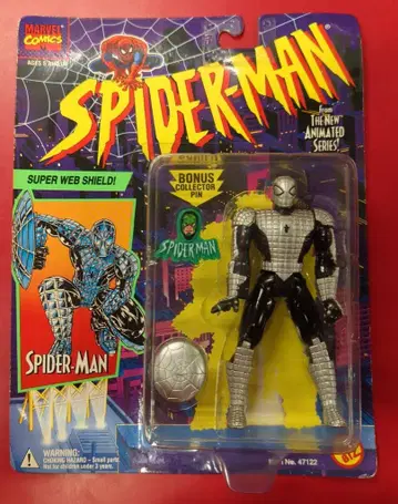 TOYBIZ 피규어 스파이더맨 / 슈퍼 웹 쉴드 5인치