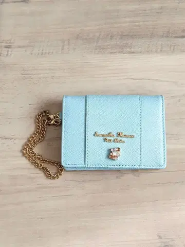 사만다 타바사 쁘띠 초이스 패스 케이스 민트 블루