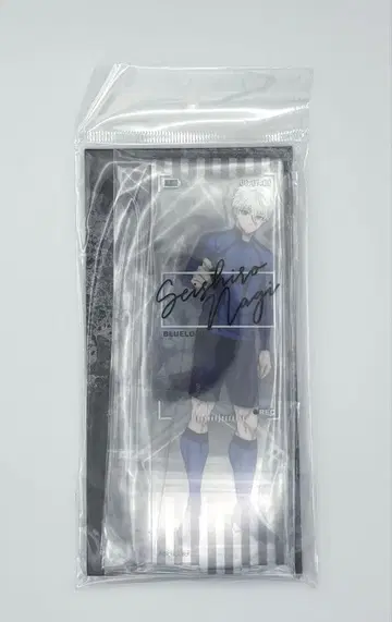 블루 록 나기 세이시로 아크릴 스탠드 카메라 사인