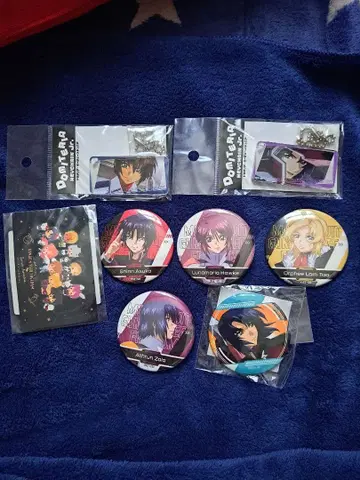 건담 SEED 캔뱃지 기타 세트