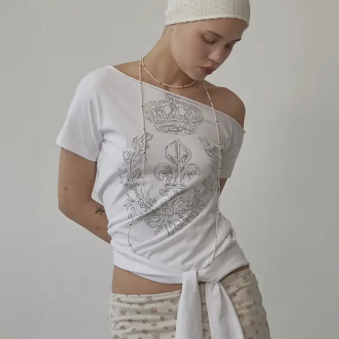 Sculptor Rosetta Baby Shirt ivory rosetta baby shirt on Bunjang