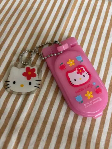 HELLO KITTY 1996년제 거울 부착형 에티켓 브러시