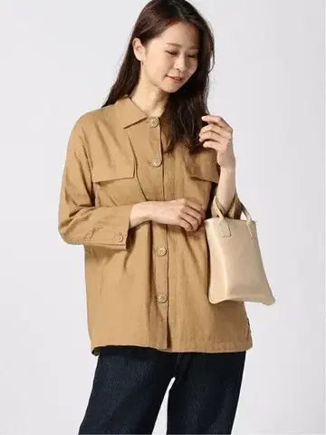 스튜디오 클립 새상품 린넨 셔츠 자켓