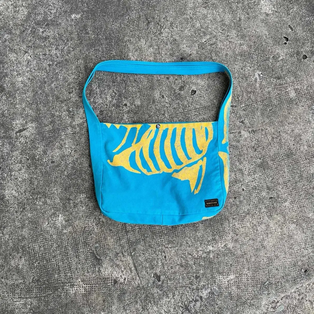 Kapital 14oz Denim Bone Book Bag on Bunjang Global Site.