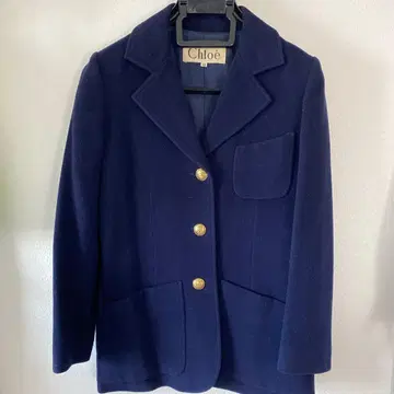 주말 가격 인하! 끌로에 네이비 울 코트 빈티지