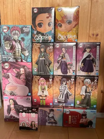 귀멸의 칼날 피규어 15개 세트 미개봉