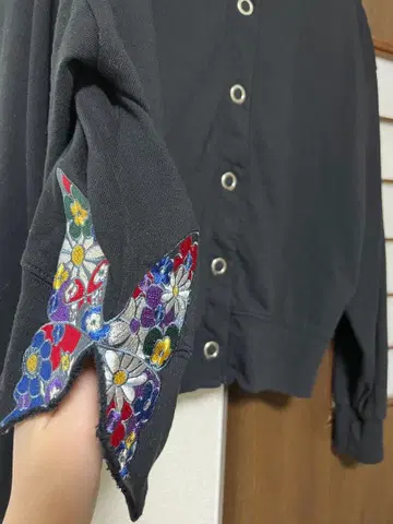 스칼라 긴팔 가디건