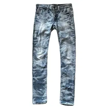 GOSTARDEFUGA 고스타르지후가 카모플라주 스키니 데님 팬츠