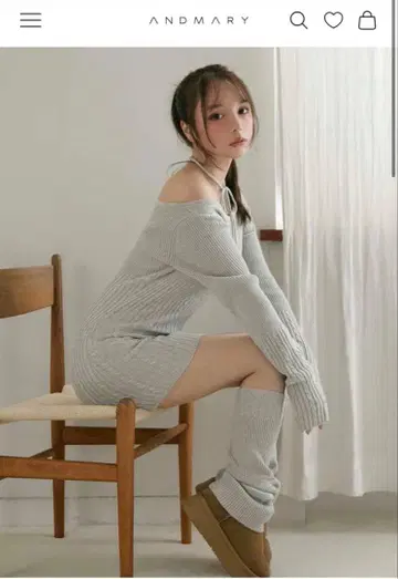 andmary Dercey leg warmer dress