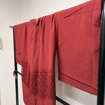 가봉 기모노 겉옷 순수 실크 레이스 타테와쿠 국화 청해파 기모노 051t