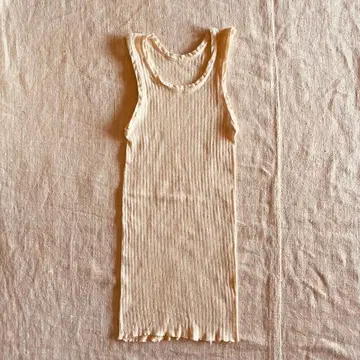 프랑스 40s 빈티지 탱크탑 슬리브리스 데드스탁