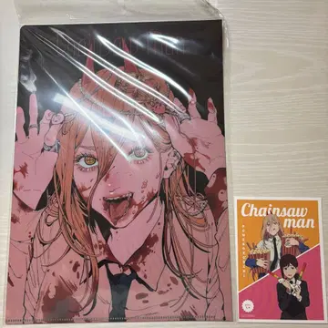 체인소 맨 전시회 파워 클리어 파일 엽서