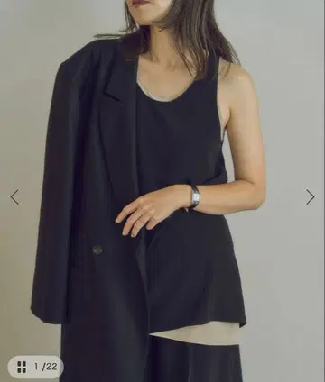 새상품 plage MY_fine 탱크탑 블랙 S