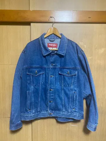 Wrangler 데님 자켓 다크 블루 XL