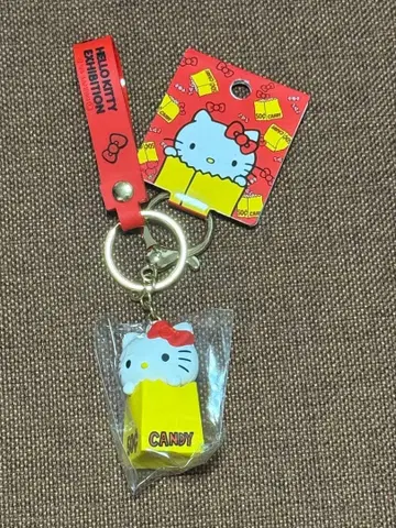 헬로키티전 입체 러버 키링 헬로키티