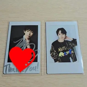 사토 토모히로 친필 사인 폴라로이드