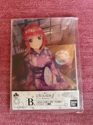 5등분의 신부 나카노 니노 아크릴 보드