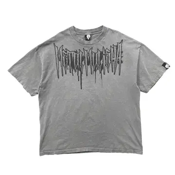 구제 의류 멕시코제 METAL MULISHA 페이드 T셔츠 스컬 프린트
