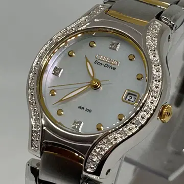 새상품급 시티즌 에코드라이브 솔라 쉘 3p다이아