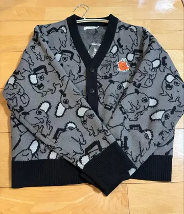 graniph 그라니프 체인소 맨 포치타 가디건 그레이