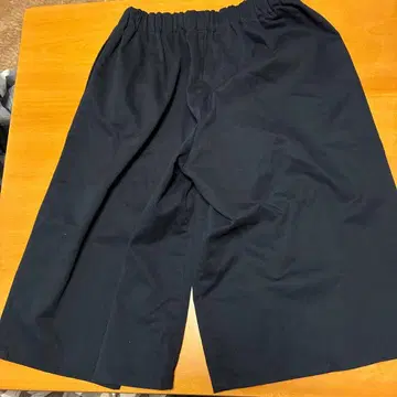 블랙 가우초 팬츠 M