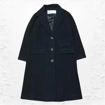 새상품급! TICCA 티카 텐트 코트 울 코트 블랙