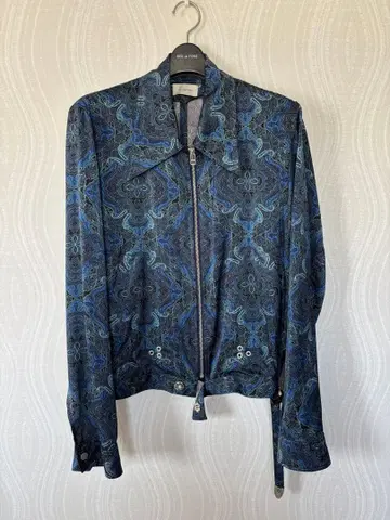 베드포드 19ss 블루종 페이즐리 무늬