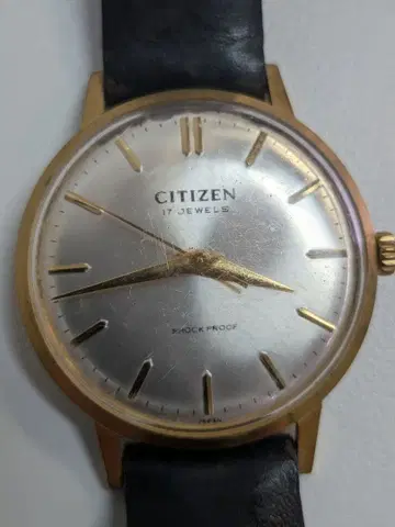 레어 1967년 제조 시티즌 17석 수동 와인딩 작동품 호머 계열 빈티지