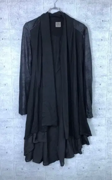 수입 브랜드 SW3 usa제 구제 의류 쉬폰 이소재 절개 가운 가디건